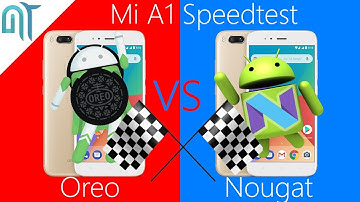 Xiaomi Mi A1 Android 8.0 Oreo vs Android 7.1.2 Nougat Speedtest