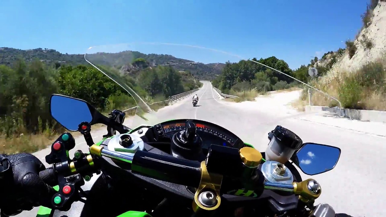 zx10r vs ducati 848 Dual camera GoPro YouTube