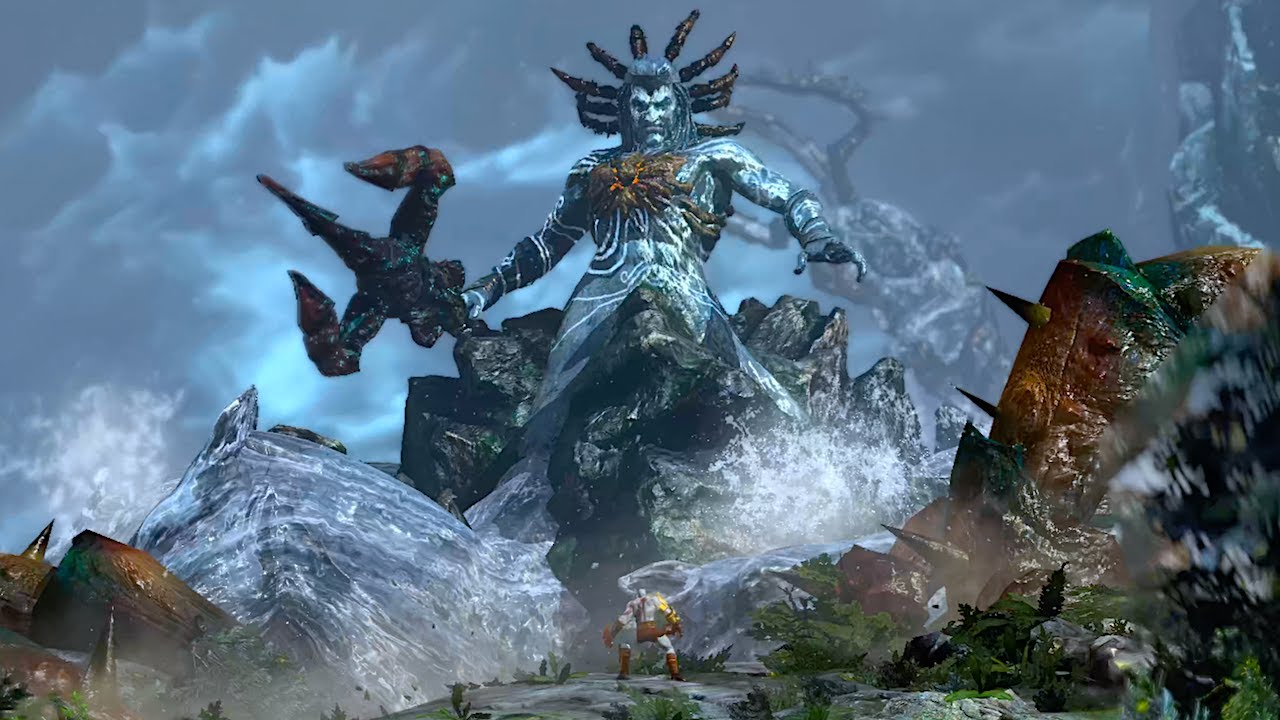 Kratos Destroys God of the Sea (Kratos vs Poseidon) - God of War 3 ...