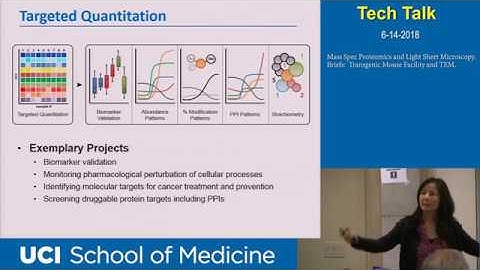 Tech Talk: Mass Spectrometry Proteomics and Light Sheet Microscopy