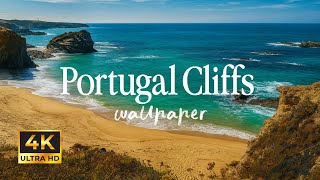 [4K] Portugal: The Golden Cliffs of Algarve | Ultra HD Relaxation Wallpaper 2025 #portugal #4k screenshot 1