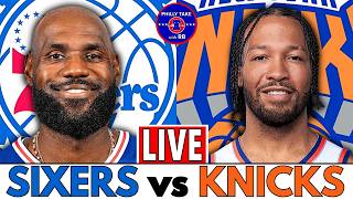 Philadelphia 76ers vs New York Knicks Live Stream Play By Play & Scoreboard