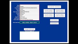 Automated School Form 10 for Grade 7 | Easy Printing