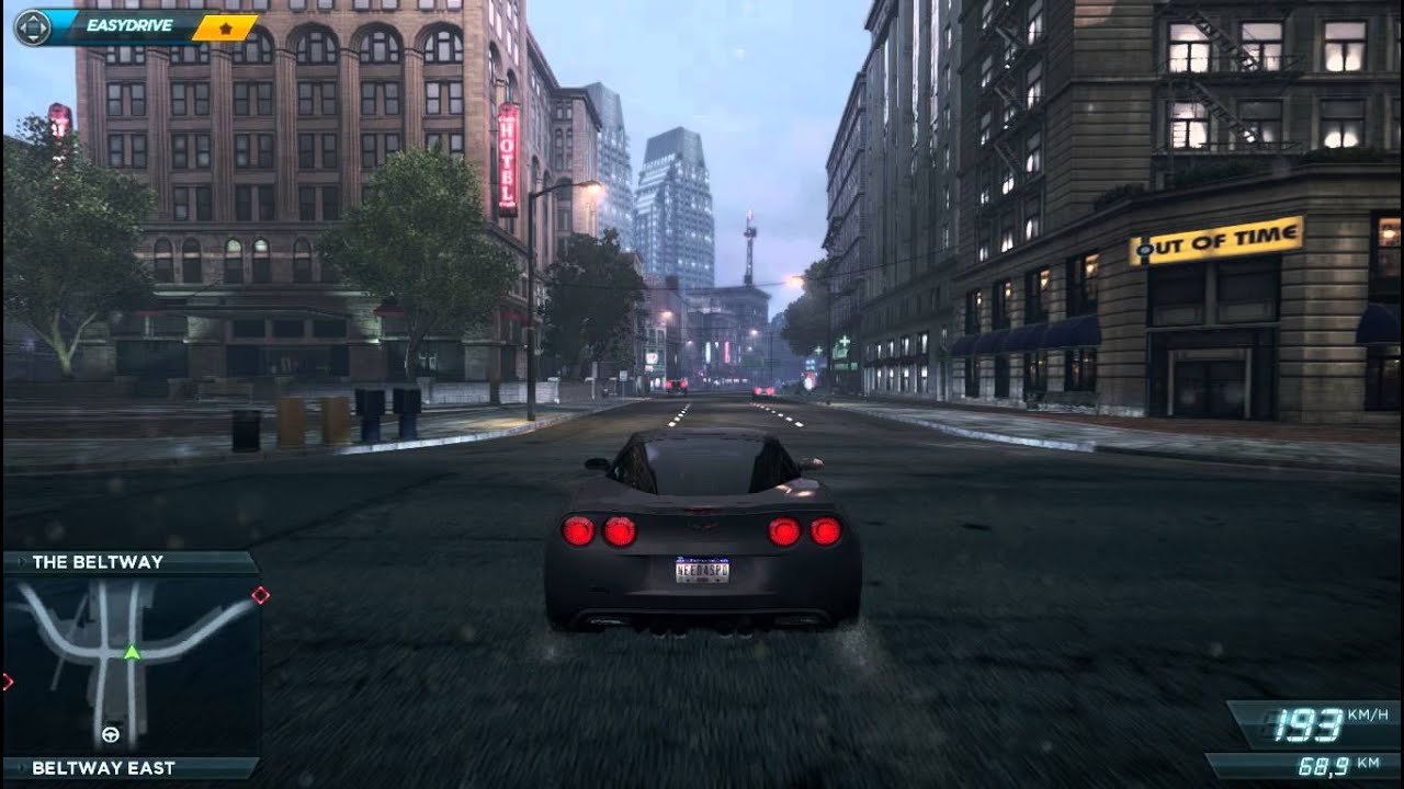 Chevrolet Corvette NFS most wanted 2 - YouTube