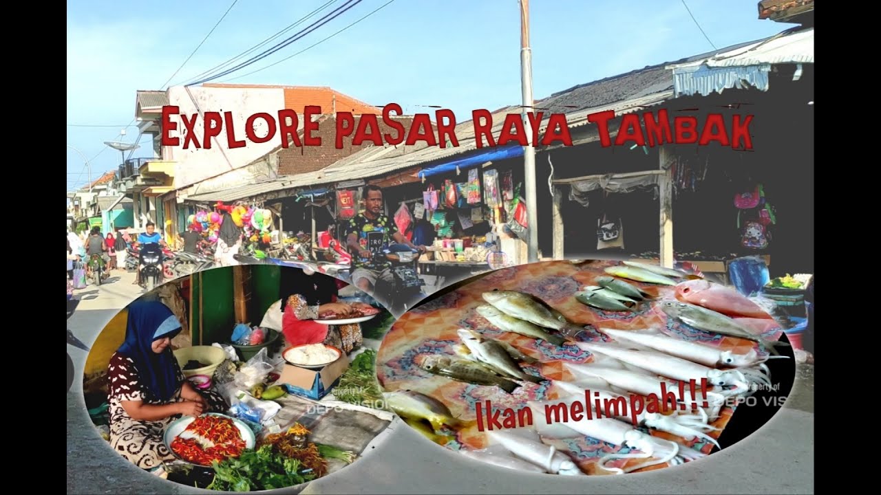 EXPLORE PASAR RAYA TAMBAK, BAWEAN SAAT MUSIM IKAN, SERU!!!