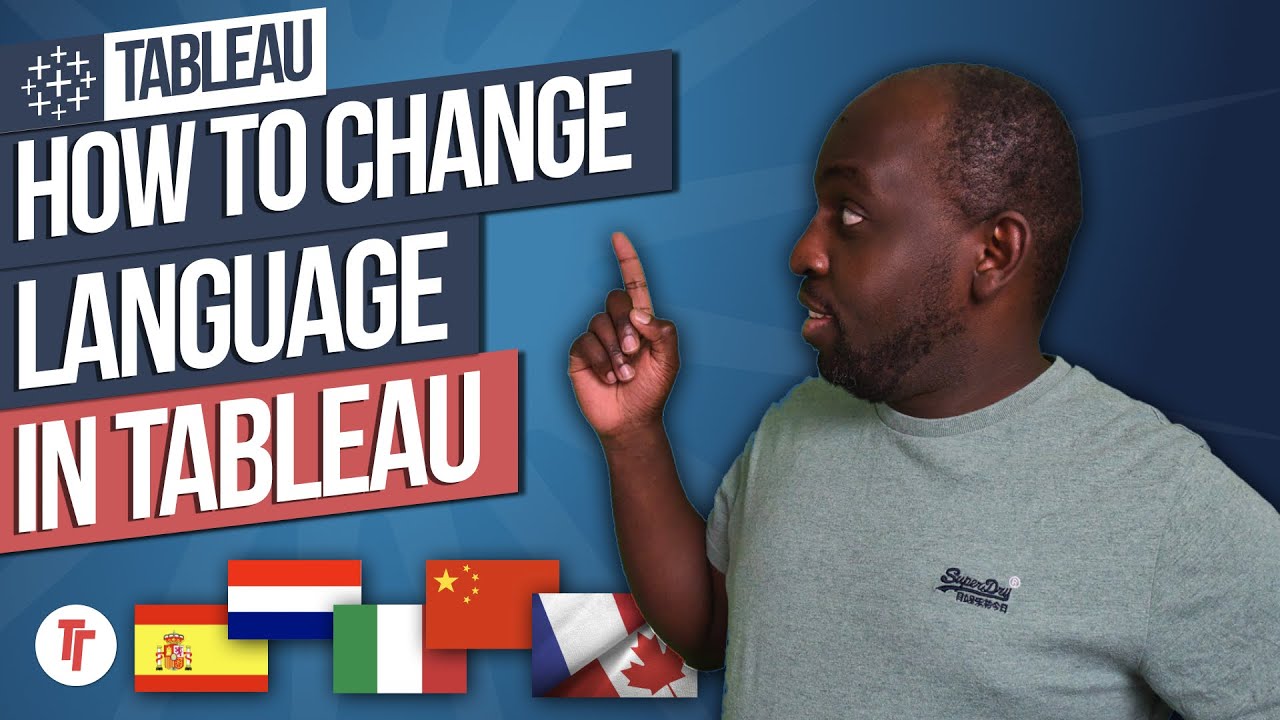 How to change language in all Tableau Products - New in Tableau 2022.2