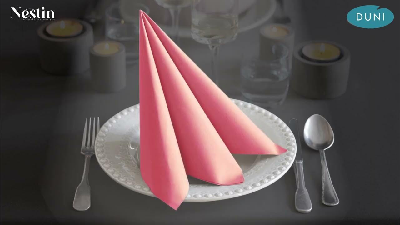 Duni sustainable premium Napkins YouTube