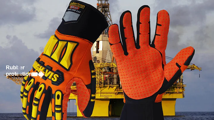 Safety glovs seibertron high vis SDX Anti-Impact Mechanics Heavy Duty Safety Gloves