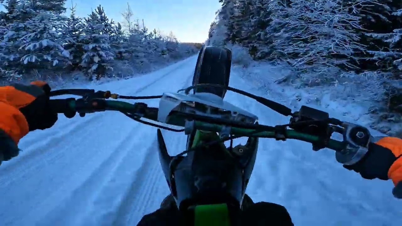 Kx85 raw sound winter ride