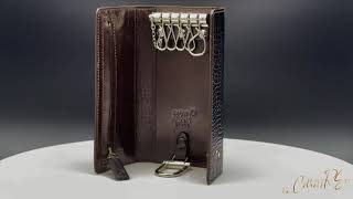 Mont Blanc Leather Good Meisterstuck Selection Key Case Mocha #103405