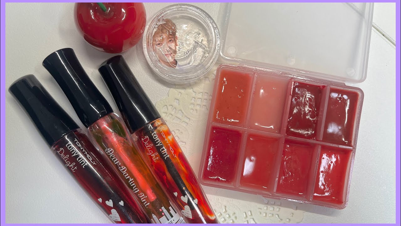 10년 된 틴트로 수제립밤 만들기