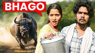 Bhainss ka doodh nikaalna bhari pad gaya 😬 | The Roamer Amit | #vlog screenshot 5