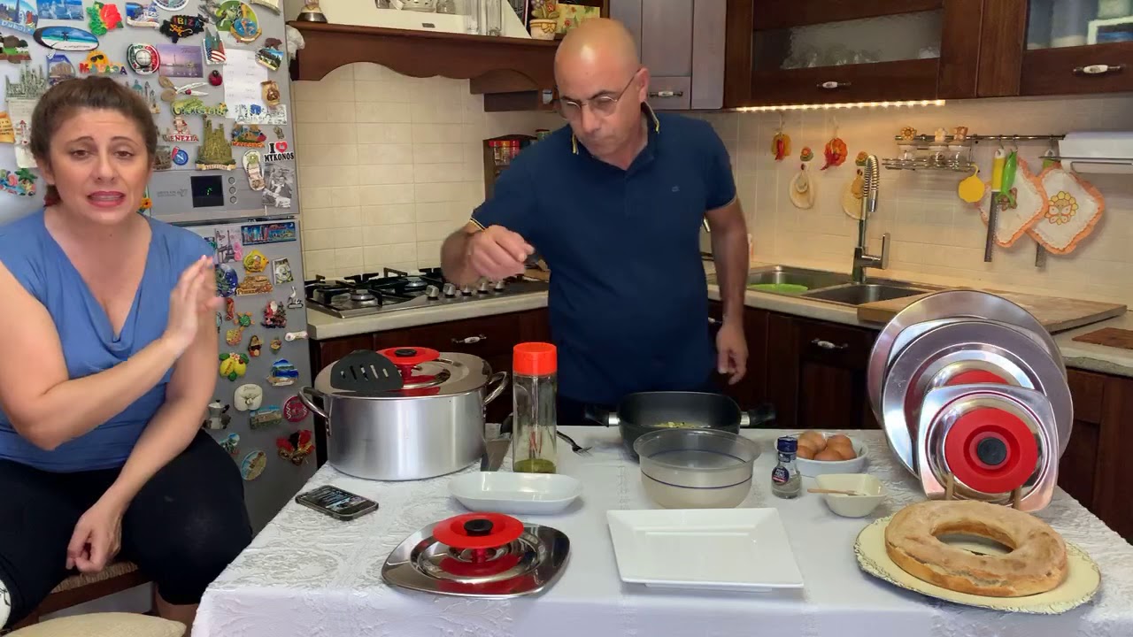 Pane nel kit forno e frittata di patate e zucchine con Magic Cooker ...