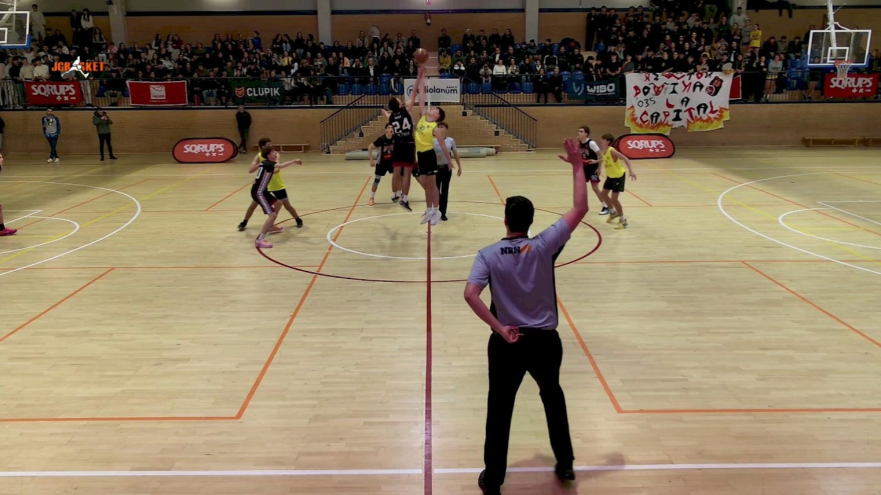 Partido JGBasket. El Valle Sanchinarro vs Isaac Newton. Doble duelo. Copa Colegial Madrid 2026