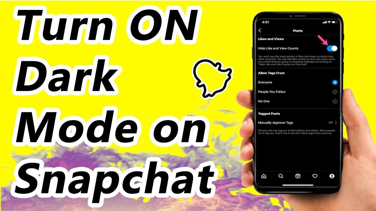 How to Make your Snapchat Dark Mode on Samsung in Android/iPhone 2022