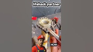 DIY kettingsleutel: een handig hulpmiddel voor uw projecten #hacks #gereedschap