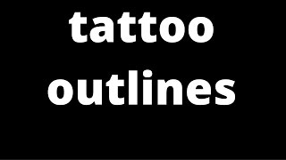 tattoo outlines