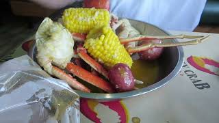Seafood boil at Crafty Crab!! #seafoodboil #cajun #review