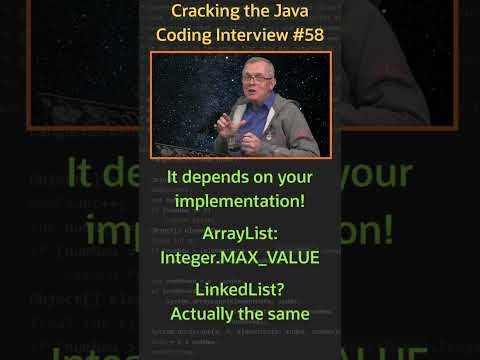 How many objects can you put in a Collection? - Cracking the Java Coding Interview