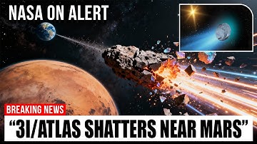 3IATLAS is zojuist verbrijzeld nabij Mars... en het puin ervan racet rechtstreeks naar de aarde