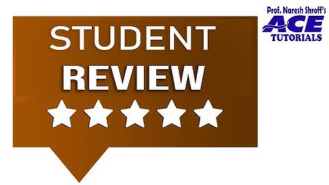 Student Review | ACE Tutorials Students Review | CS Coaching Institute
