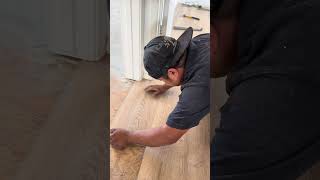Cómo instalar piso abajo el marco de la puerta, fácil y rápido.. #1million