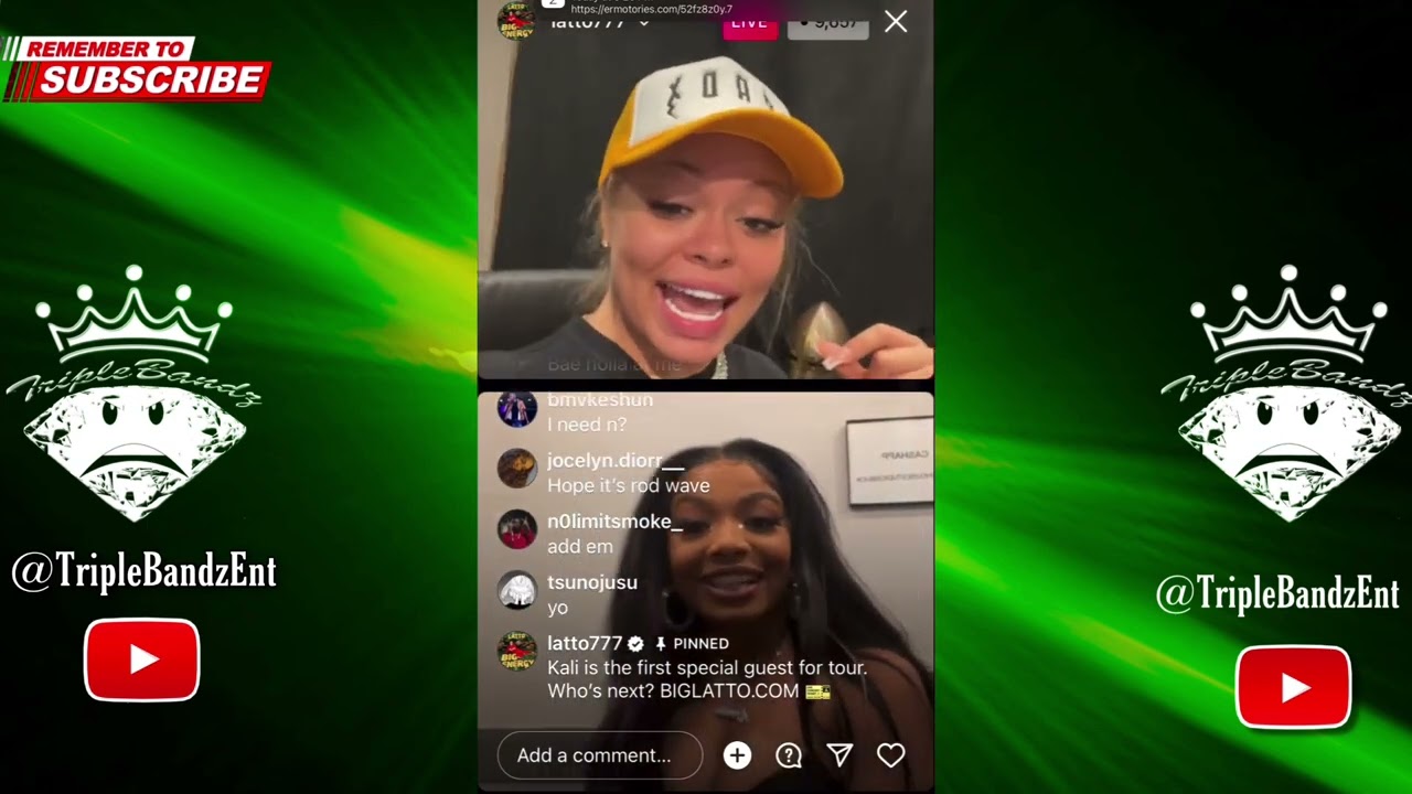 Latto Leaks Tour Guest On Instagram Live & More 