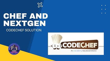 Chef and NextGen Problem Code: HELIUM3