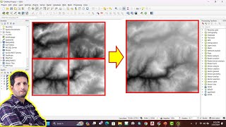 QGIS : Merge the raster datasets /fusionner raster QGIS /Mosaic raster dataset QGIS