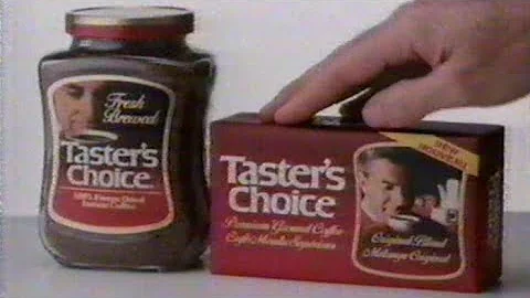 Taster's Choice Coffee Commercial, Apr 8 1988