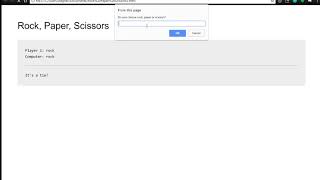Rock, Paper, Scissors made with JS