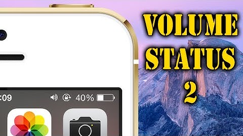 VolumeStatus 2 - iOS 7 Jailbreak Cydia Tweak