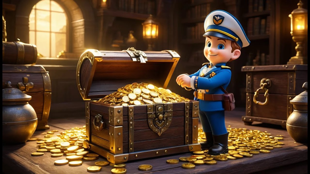 Captain Row Treasure Island | Pirate Adventure Song for Kids | Treasure Hunt Rhyme