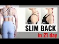 Exercise for Slim Back | The Fastest and Easiest Way to Slim Your Back | Home Fitness Challenge