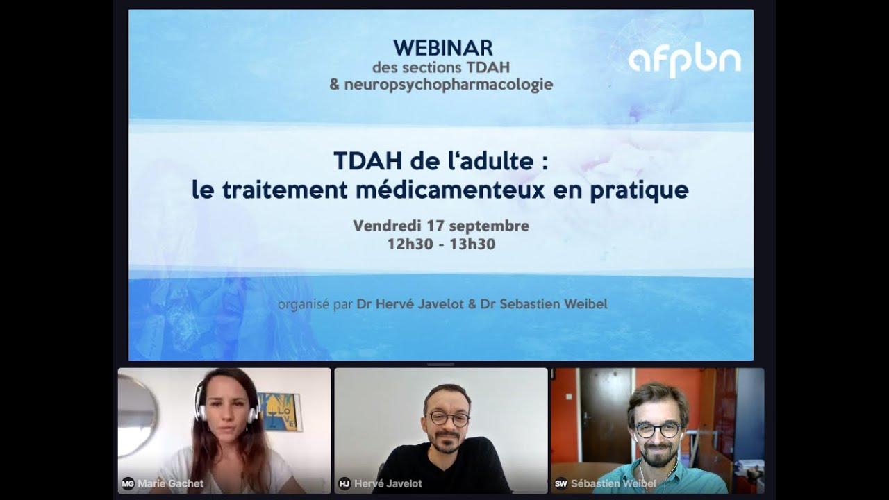 Webinar de la section TDAH - NEUROPSYCHOPHARMACO - 17/09/2021