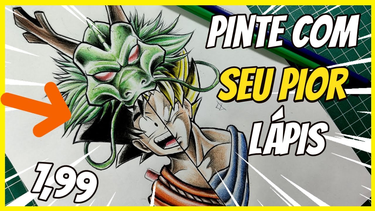 Aprenda a misturar cores com Dragon Ball Z para Colorir! e Imprimir -  Pintar Grátis Online