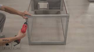 How to Build a Coziwow 2 Story Rabbit Hutch With Openable Top And Right-Side Door | CW12F0525