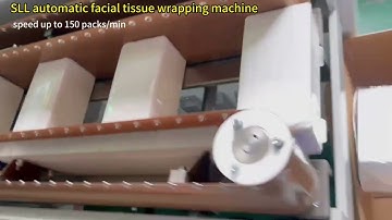 SLL automatic facial tissue wrapping machine high speed napkin paper tissue paper packing machine