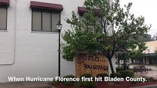 Bladen County, North Carolina devastated by Hurricane Florence