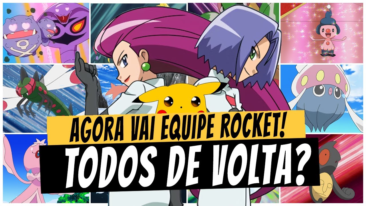 Equipe rocket e quase todos os seus pokemons