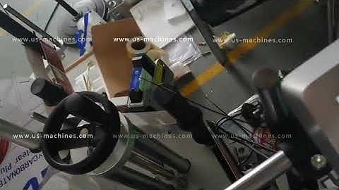 Automatic round bottle positioning labeling machine with ink jet printer coding machine