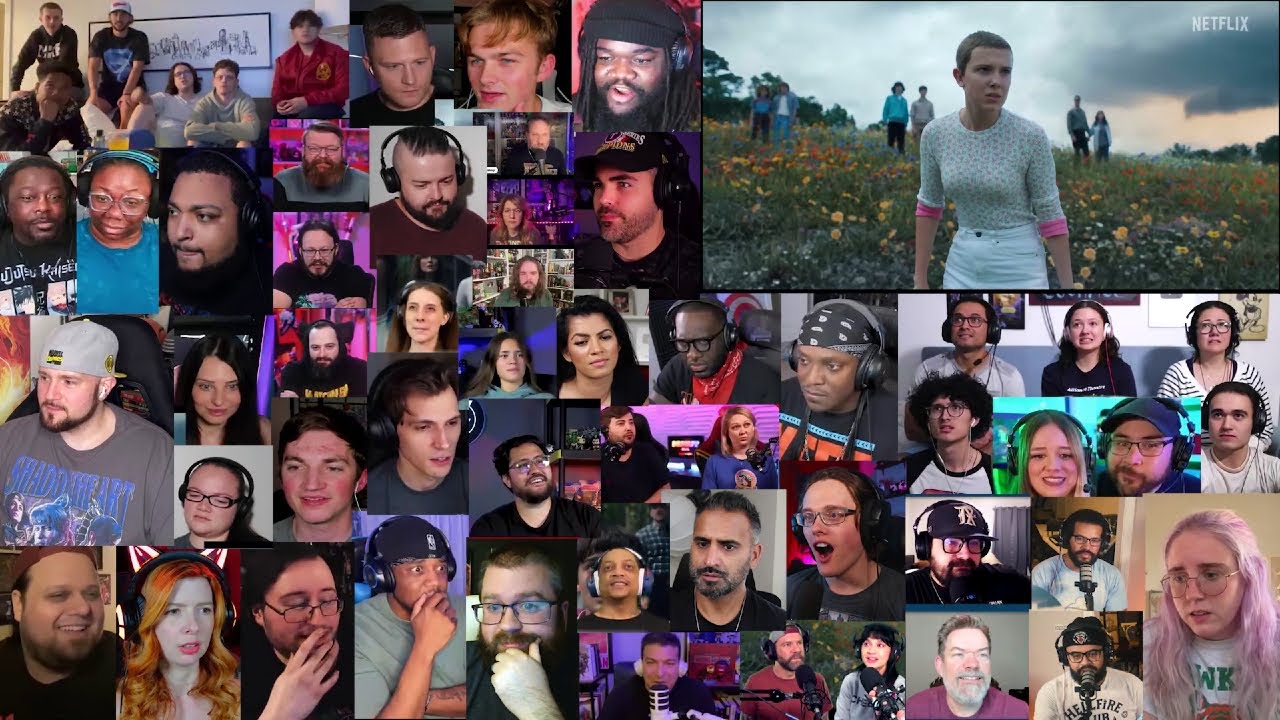 Stranger Things 5 Date Announcement Reaction Mashup