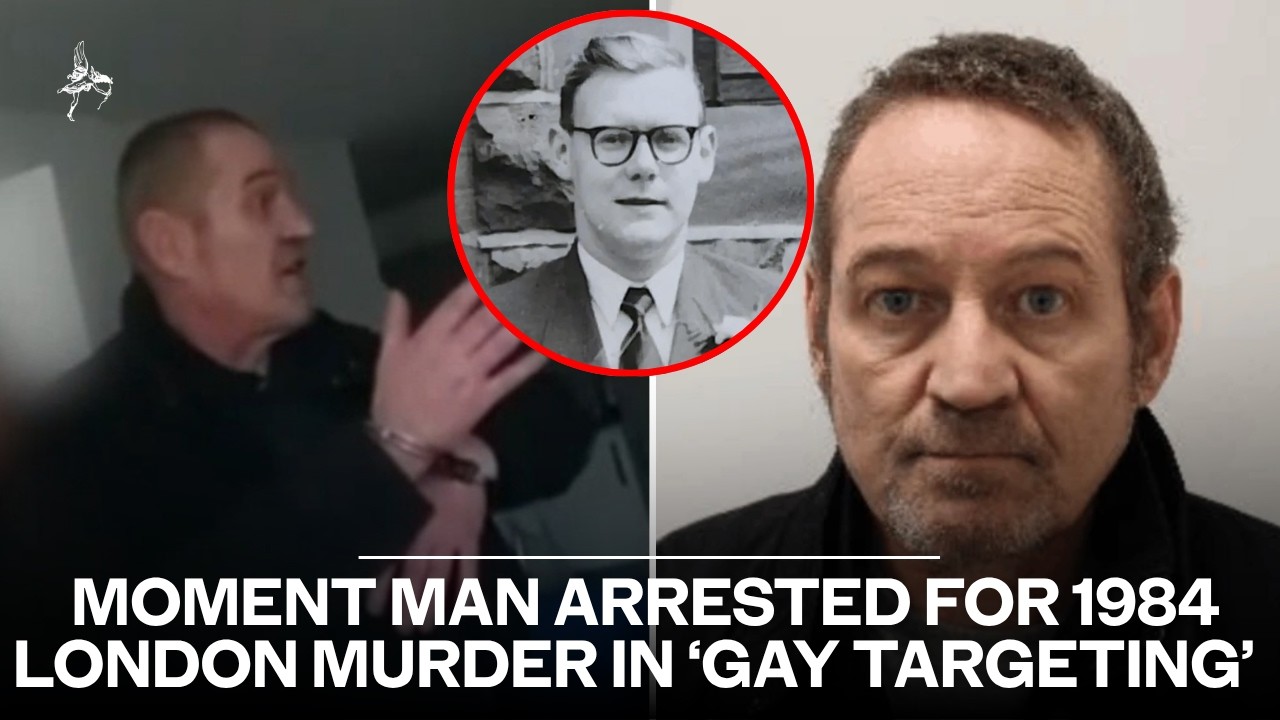 ‘I’m not a murderer’: Moment killer is arrested for 1984 murder of civil servant in London