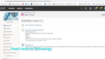 Linking Educational Videos to Schoology