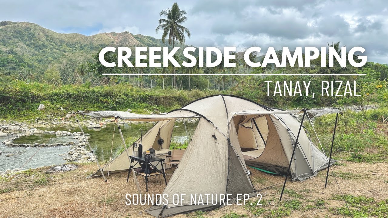 R*o様 Naturehike Aries β トンネルテント アウトドア かま Relaxing Creekside Camping | ASMR [Sounds of Nature] Ep.2