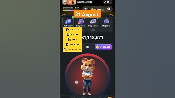 Hamster Kombat Daily Cipher 1 September 2024 #hamsterkombat #dailycipher #crypto #mining #freefire