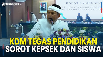 Respon Menggebu - Gebu Kang Dedi Mulyadi, Geram Soroti Kasus Kepsek Tampar Siswa Ketahuan Merokok