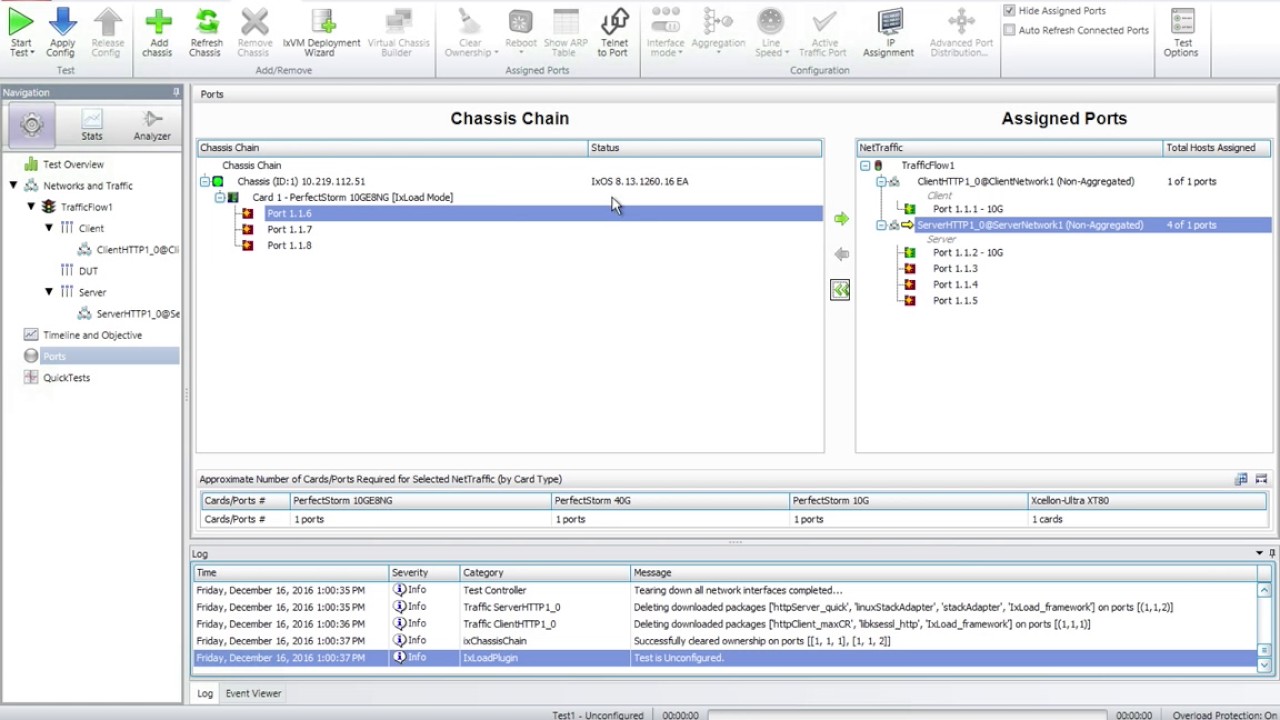 Ixloader Software IxLoad Port Aggregation - YouTube