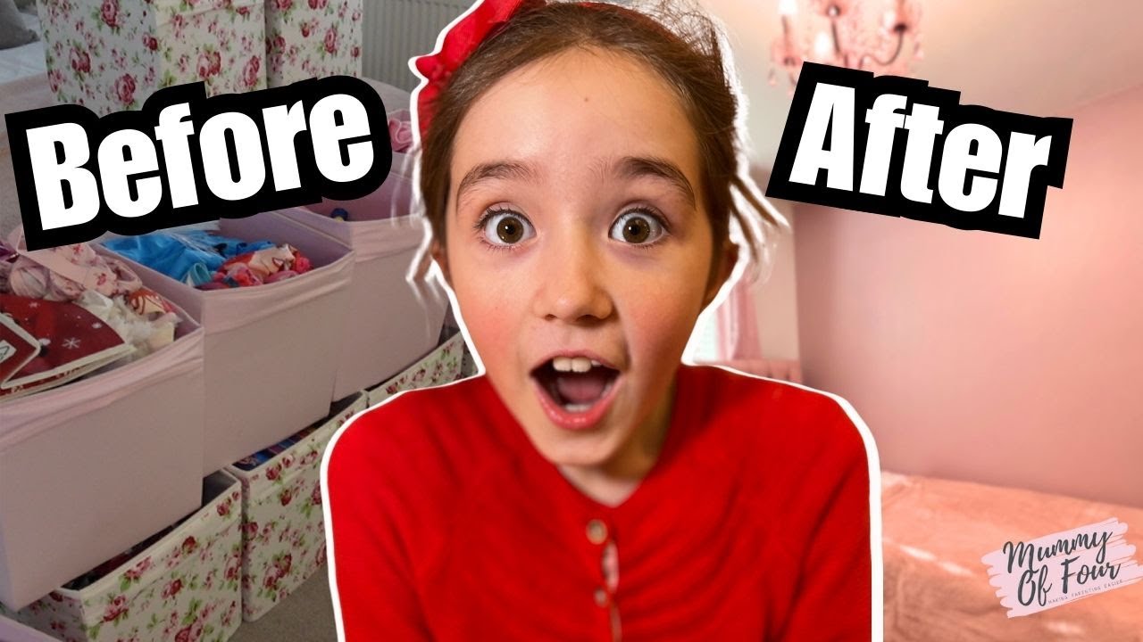 Small Pink Bedroom Transformation 🩷 New Ottoman Bed 🛏️ Organise With Me & Storage UK