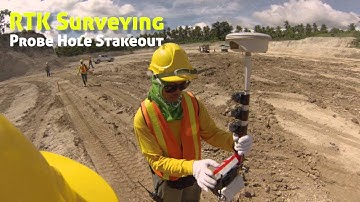RTK Surveying: Probe Hole Stakeout